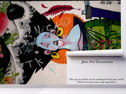 3D Abstract Girl Monster Graffiti Wall Mural Wallpaper 278- Jess Art Decoration