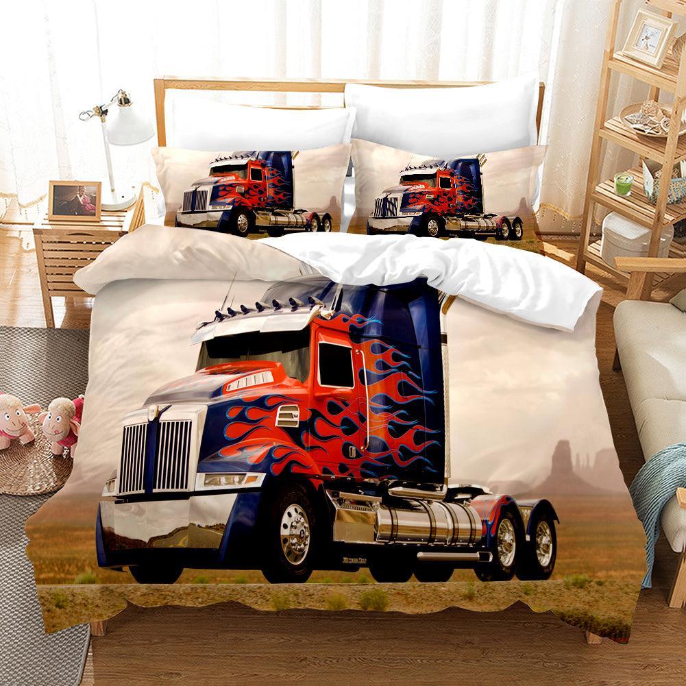 3D Truck Quilt Cover Set Bedding Set Duvet Cover Pillowcases WJ 1666- Jess Art Decoration