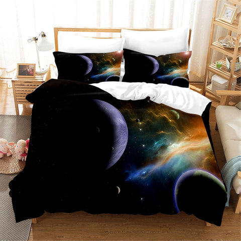 Planet top quilt cover