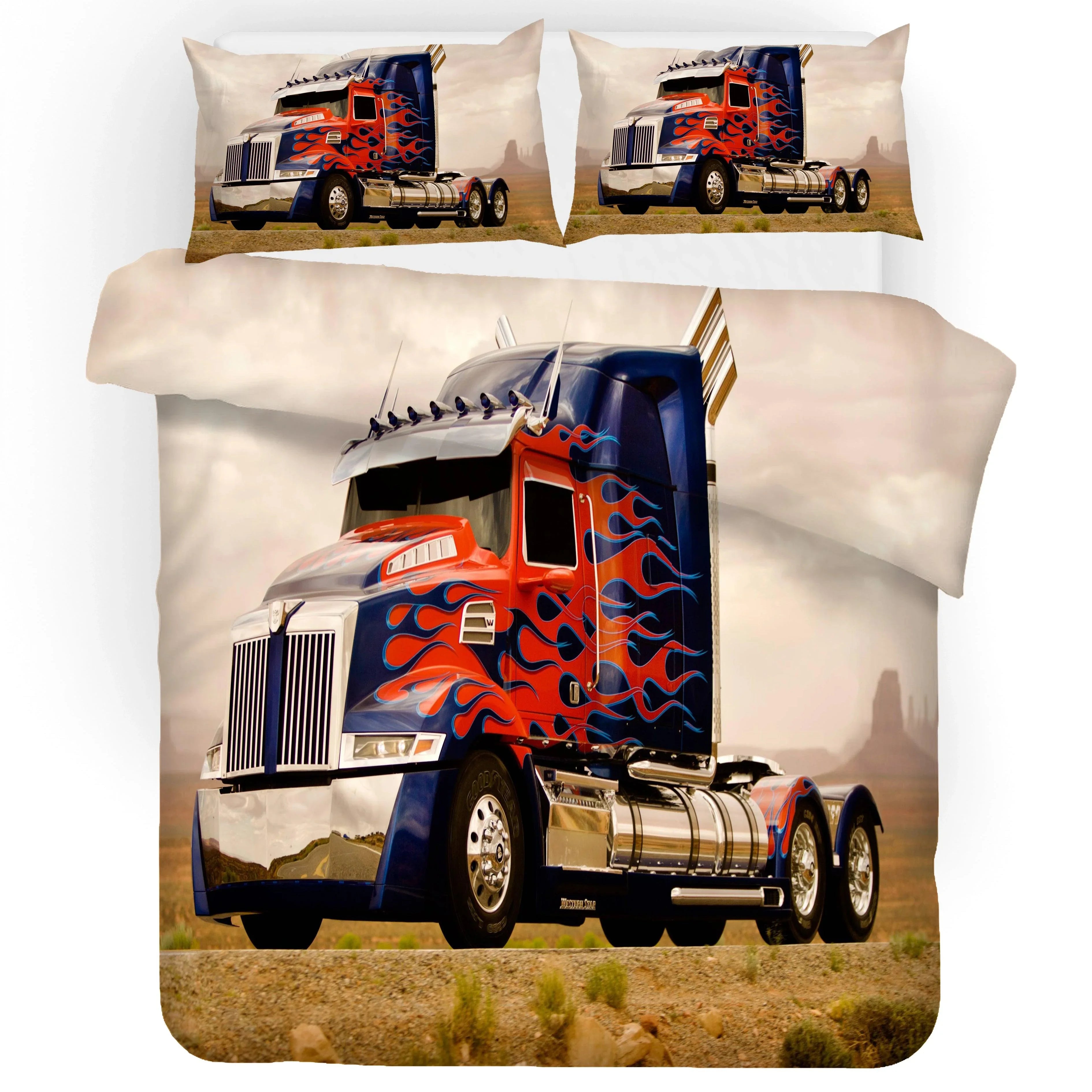3D Truck Quilt Cover Set Bedding Set Duvet Cover Pillowcases WJ 1666- Jess Art Decoration