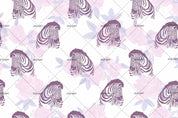 3D Hand Drawn Zebra Floral Wall Mural Wallpaper 46 LQH- Jess Art Decoration