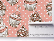 3D Cupcake Cake Wall Mural Wallpaper 41- Jess Art Decoration