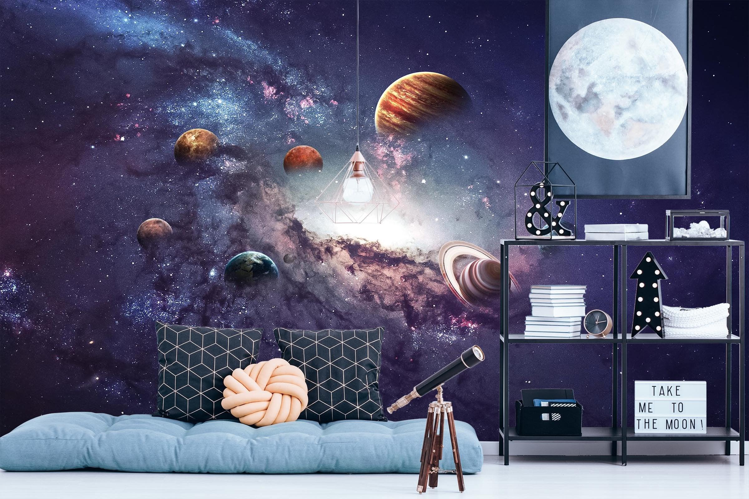 3D cosmic galaxy 129 wall murals- Jess Art Decoration