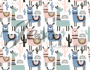 3D Color Cartoon Alpaca Wall Mural Wallpaper 11- Jess Art Decoration