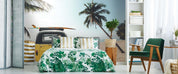 3D Tropical Beach Van Wall Mural Wallpaper  76- Jess Art Decoration