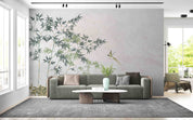 3D Chinese Bamboo Magpie Wall Mural Wallpaper GD 2562- Jess Art Decoration