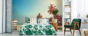 3D Tropical Plant Beach Wall Mural Wallpaper  64- Jess Art Decoration
