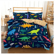 3D Cartoon Dinosaur Quilt Cover Set Bedding Set Pillowcases 104- Jess Art Decoration