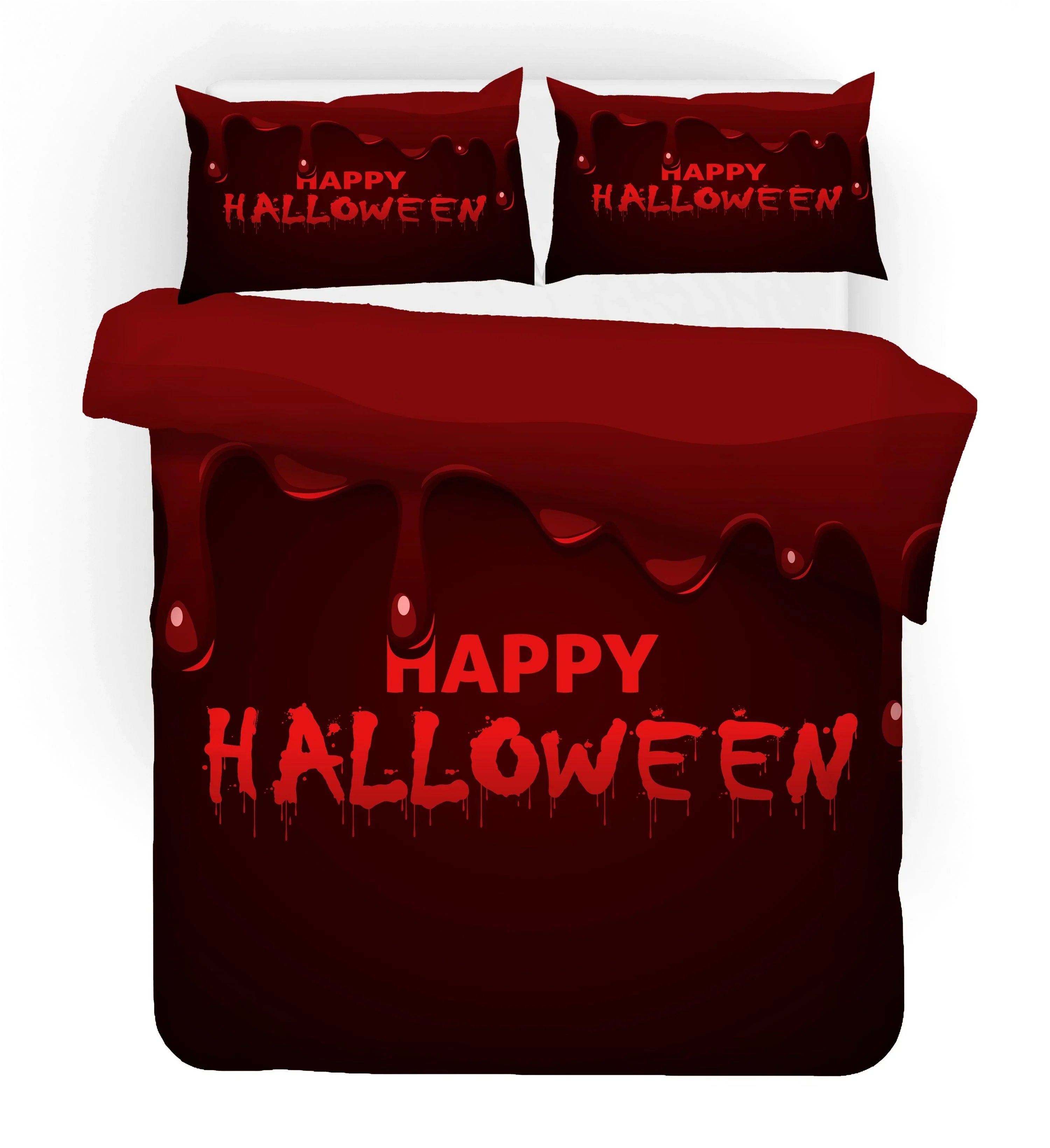 3D Cartoon Halloween Quilt Cover Set Bedding Set Duvet Cover Pillowcases WJ 1636- Jess Art Decoration