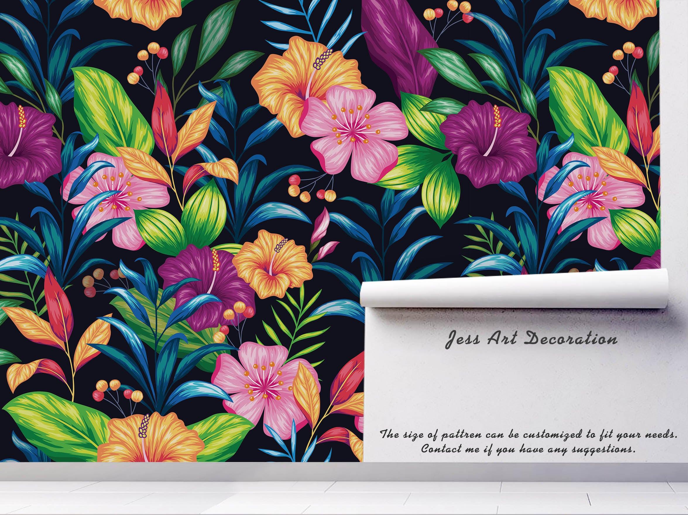 3D Watercolor Morning Glory Wall Mural Wallpaper 29- Jess Art Decoration