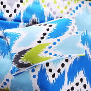 3D Abstract Blue Geometry Quilt Cover Set Bedding Set Duvet Cover Pillowcases 520- Jess Art Decoration