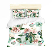 3D Pink Floral Succulents Quilt Cover Set Bedding Set Pillowcases 96- Jess Art Decoration