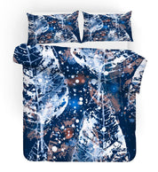 3D Abstract Leaf Texture Quilt Cover Set Bedding Set Duvet Cover Pillowcases 107- Jess Art Decoration