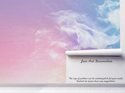 3D Abstract White Clouds Purple Wall Mural Wallpaper 22- Jess Art Decoration