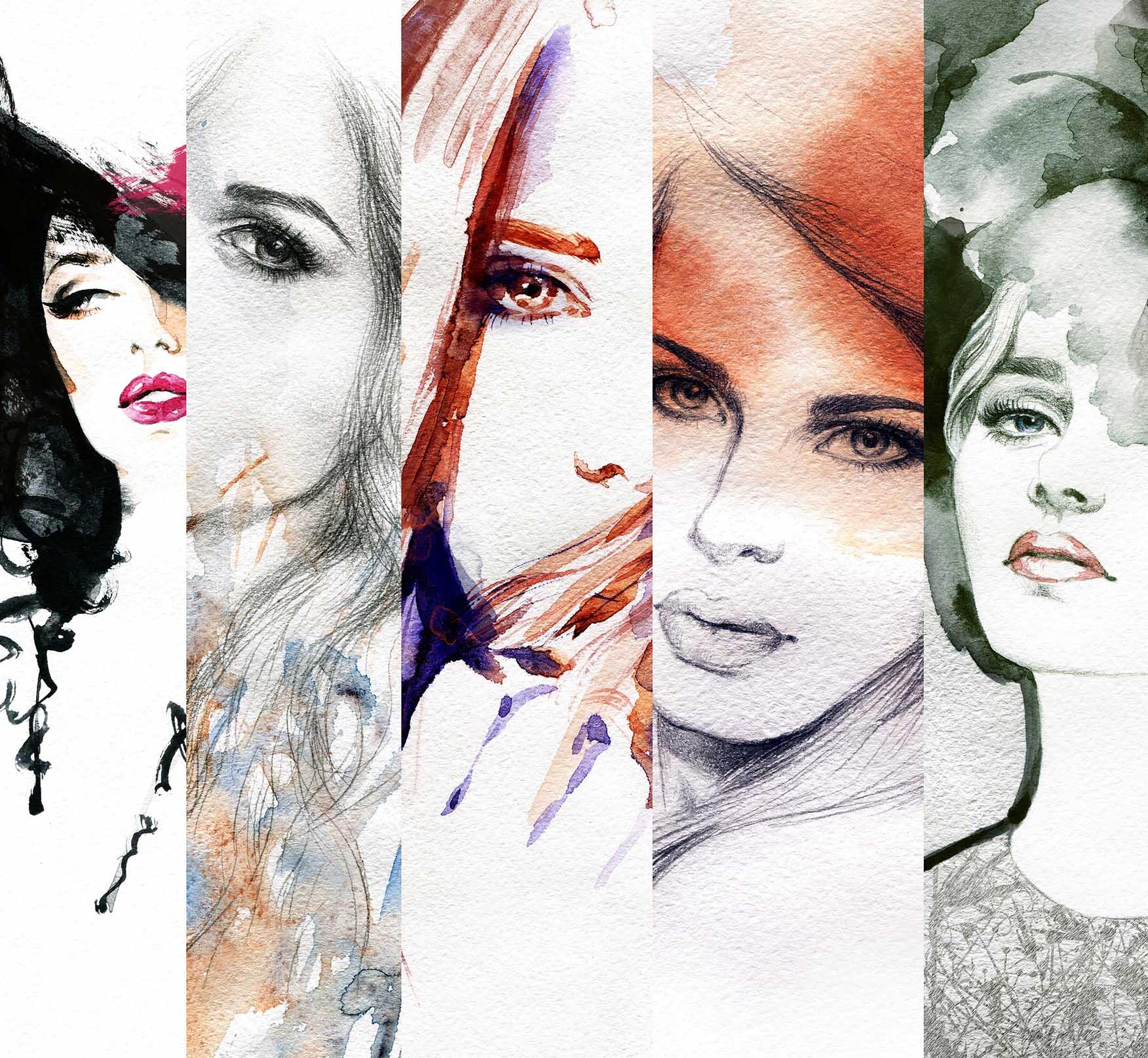 3D Beauty Female Women Quilt Cover Set Bedding Set Pillowcases 97- Jess Art Decoration