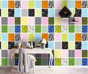 3D Color Blocks Graphics Wall Mural Wallpaper 57- Jess Art Decoration