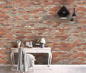 3D Red Brick Wall Effect Wall Mural Wallpaper 115- Jess Art Decoration
