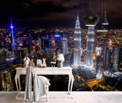 3D City Night Scene Wall Mural Wallpaper 127- Jess Art Decoration