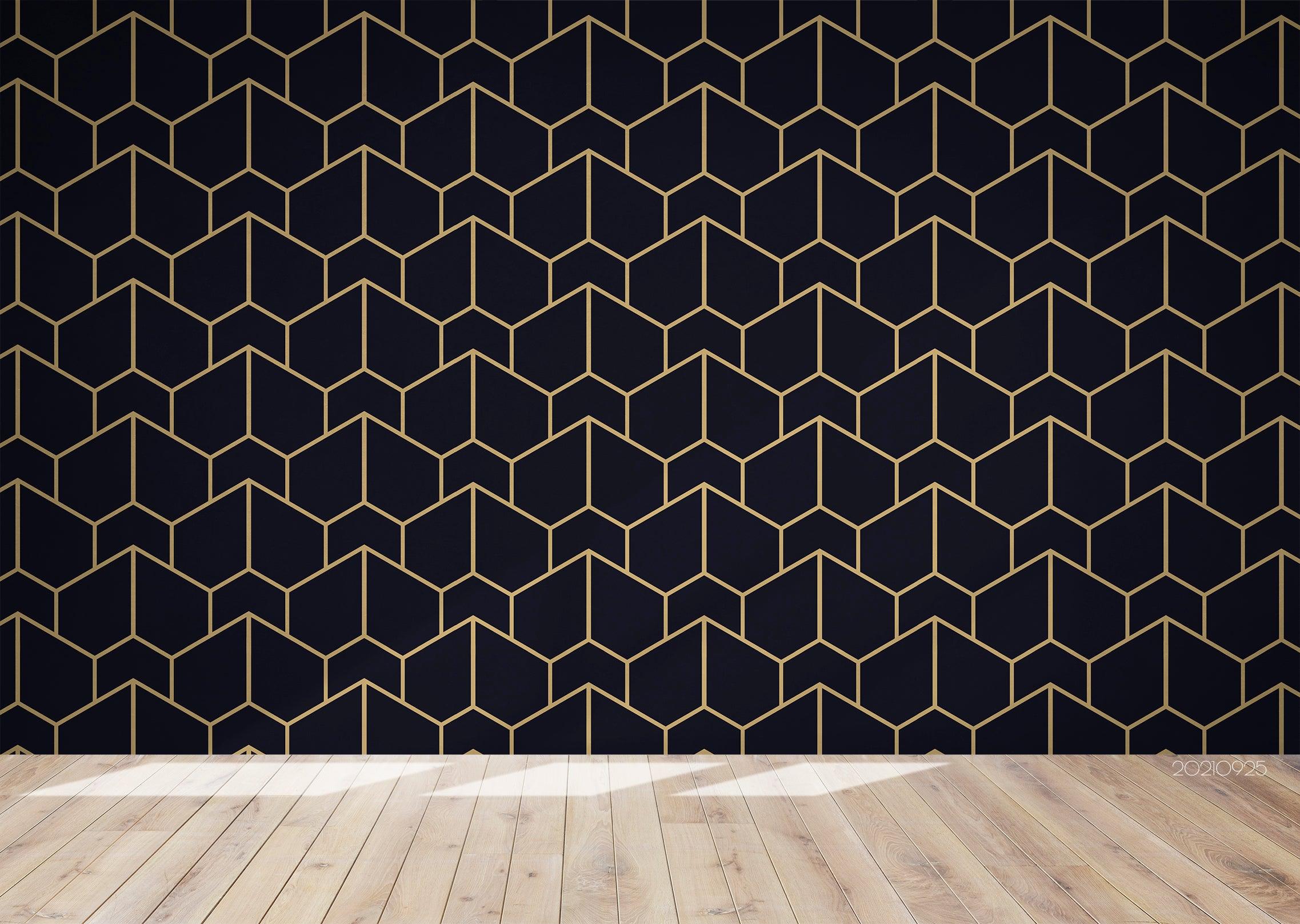 3D Art Geometric Decoration Wall Mural Wallpaper LQH 232- Jess Art Decoration