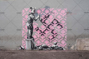 3D Banksy Graffiti Wall Mural Wallpaper SF23- Jess Art Decoration