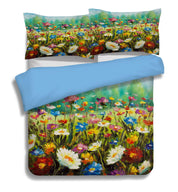 3D Oil Painting Flower Quilt Cover Set Bedding Set Pillowcases 35- Jess Art Decoration