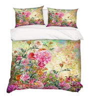 3D Pink Flower Quilt Cover Set Bedding Set Pillowcases 49- Jess Art Decoration
