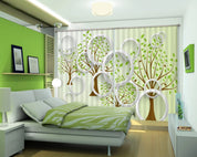 3D Trees Circle Curtains and Drapes 37- Jess Art Decoration