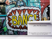 3D Abstract Brick Slogan Graffiti Wall Mural Wallpaper 60- Jess Art Decoration
