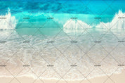 3D Blue Sea Beach Wall Mural Wallpaper 159- Jess Art Decoration