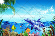3D Sky Sea World Wall Mural Wallpaper 113- Jess Art Decoration