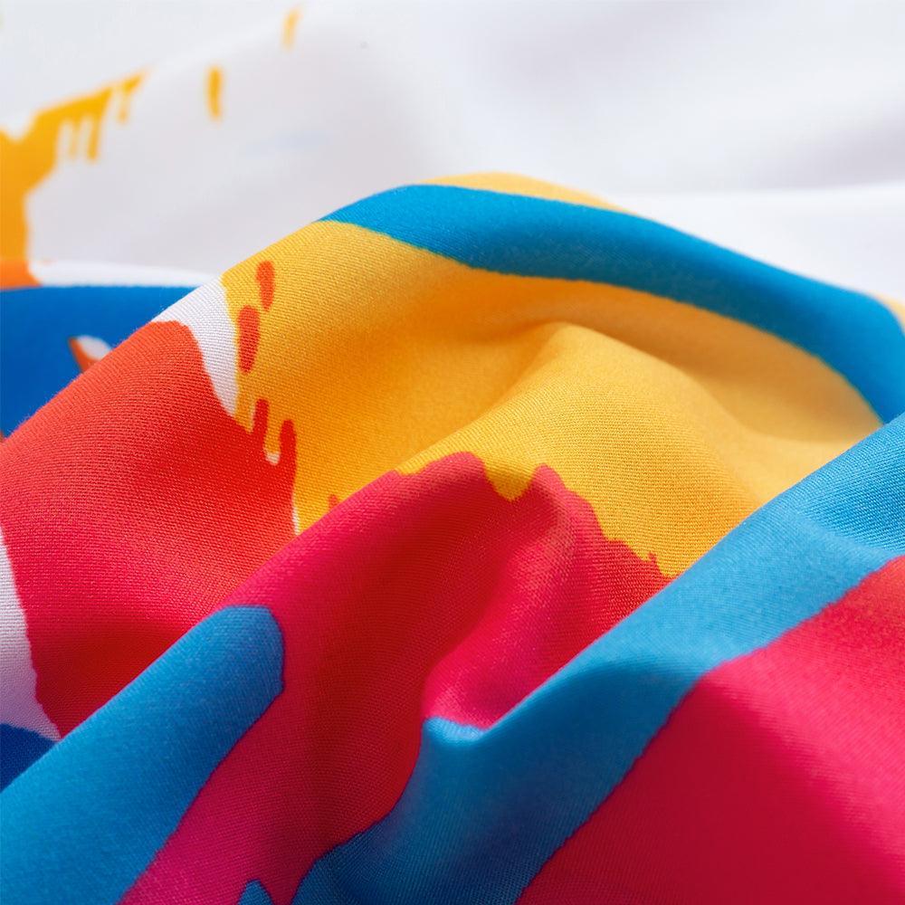 3D Graffiti Abstract Sports Colorful Basketball Player Quilt Cover Set Bedding Set Duvet Cover Pillowcases LXL- Jess Art Decoration