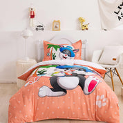 3D Cartoon Animal Rabbit Quilt Cover Set Bedding Set Duvet Cover Pillowcases 356- Jess Art Decoration
