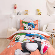 3D Cartoon Animal Rabbit Quilt Cover Set Bedding Set Duvet Cover Pillowcases 356- Jess Art Decoration