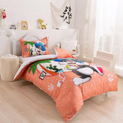 3D Cartoon Animal Rabbit Quilt Cover Set Bedding Set Duvet Cover Pillowcases 356- Jess Art Decoration