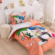 3D Cartoon Animal Rabbit Quilt Cover Set Bedding Set Duvet Cover Pillowcases 356- Jess Art Decoration