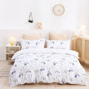 3D Watercolor Floral Leaves Quilt Cover Set Bedding Set Duvet Cover Pillowcases 431- Jess Art Decoration