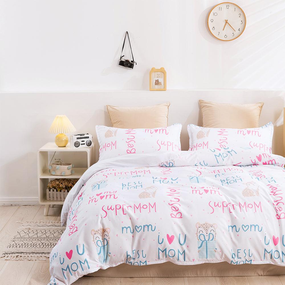 3D Abstract Colorful Alphabet Quilt Cover Set Bedding Set Duvet Cover Pillowcases 432- Jess Art Decoration