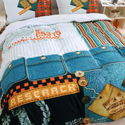 3D Abstract Reseaach Quilt Cover Set Bedding Set Duvet Cover Pillowcases 60- Jess Art Decoration