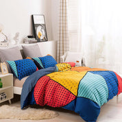 3D Abstract Color Geometry Quilt Cover Set Bedding Set Duvet Cover Pillowcases 210- Jess Art Decoration