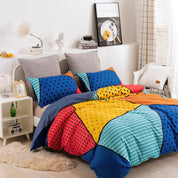 3D Abstract Color Geometry Quilt Cover Set Bedding Set Duvet Cover Pillowcases 210- Jess Art Decoration