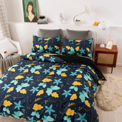 3D Hand Drawn Floral Butterfly Quilt Cover Set Bedding Set Duvet Cover Pillowcases 222- Jess Art Decoration