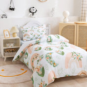 3D Watercolor Pink Floral Quilt Cover Set Bedding Set Duvet Cover Pillowcases 376- Jess Art Decoration