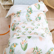 3D Watercolor Pink Floral Quilt Cover Set Bedding Set Duvet Cover Pillowcases 376- Jess Art Decoration