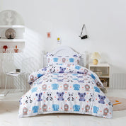 3D Cartoon Color Animal Quilt Cover Set Bedding Set Duvet Cover Pillowcases 480- Jess Art Decoration