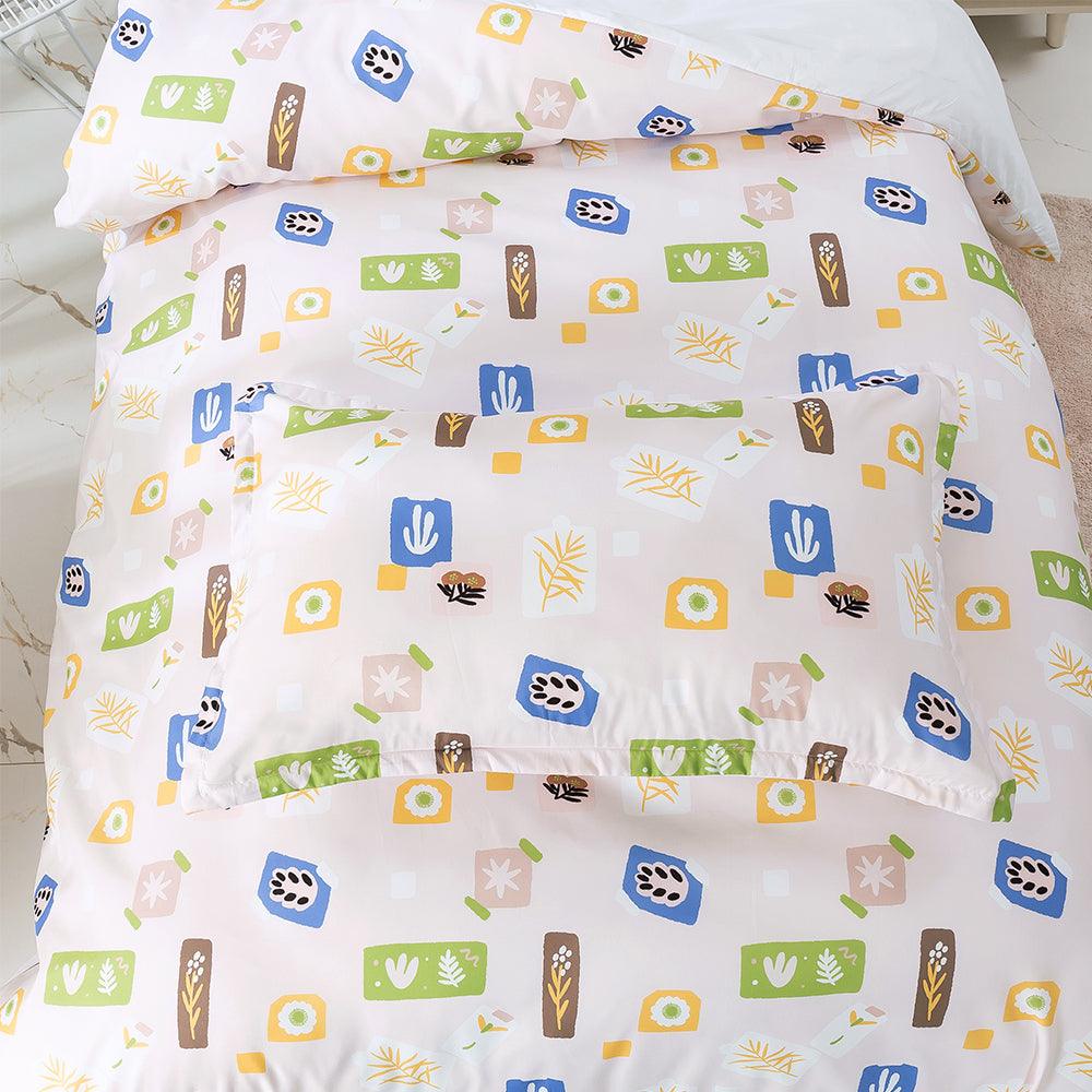 3D Abstract Color Leaf Floral Quilt Cover Set Bedding Set Duvet Cover Pillowcases 483- Jess Art Decoration