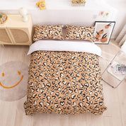 3D Brown Heart Pattern Quilt Cover Set Bedding Set Duvet Cover Pillowcases 23- Jess Art Decoration