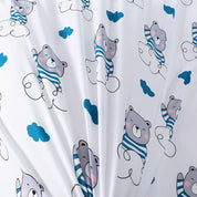 3D Cartoon Animal Bear Cloud Quilt Cover Set Bedding Set Duvet Cover Pillowcases 488- Jess Art Decoration