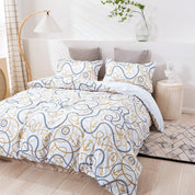 3D Abstract Geometric Line Quilt Cover Set Bedding Set Duvet Cover Pillowcases 438- Jess Art Decoration