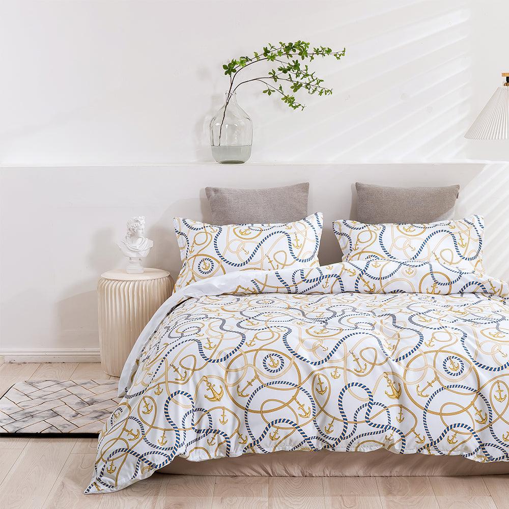 3D Abstract Geometric Line Quilt Cover Set Bedding Set Duvet Cover Pillowcases 438- Jess Art Decoration