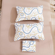 3D Abstract Geometric Line Quilt Cover Set Bedding Set Duvet Cover Pillowcases 438- Jess Art Decoration